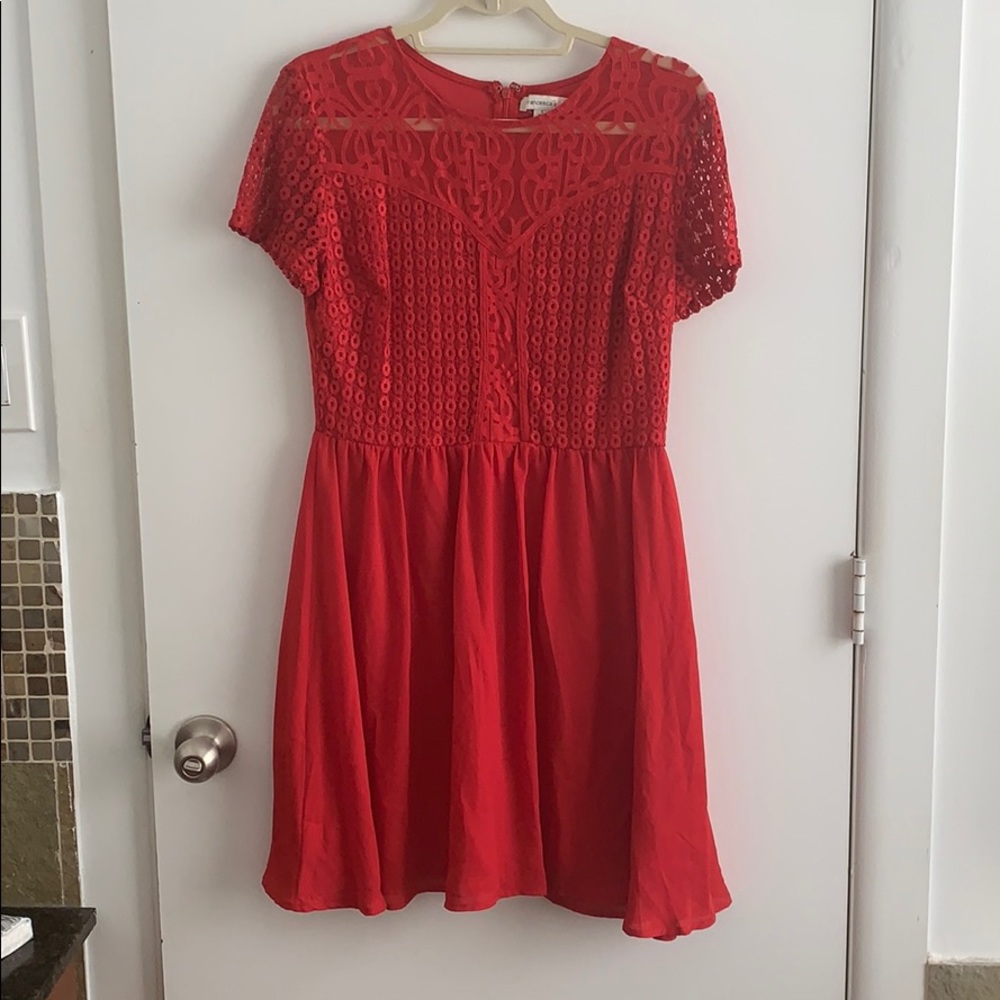 Red Lace Francescas Dress